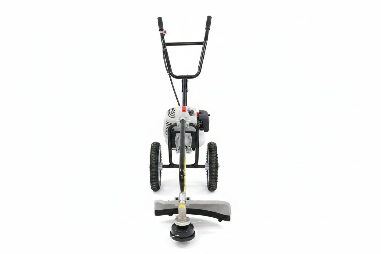 Wheeled Brush Cutter / Grass Trimmer – 2-Stroke Petrol, Trolley Type