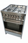 Home Basics Premium Free Standing Gas Cooker 4 Burner 60cm