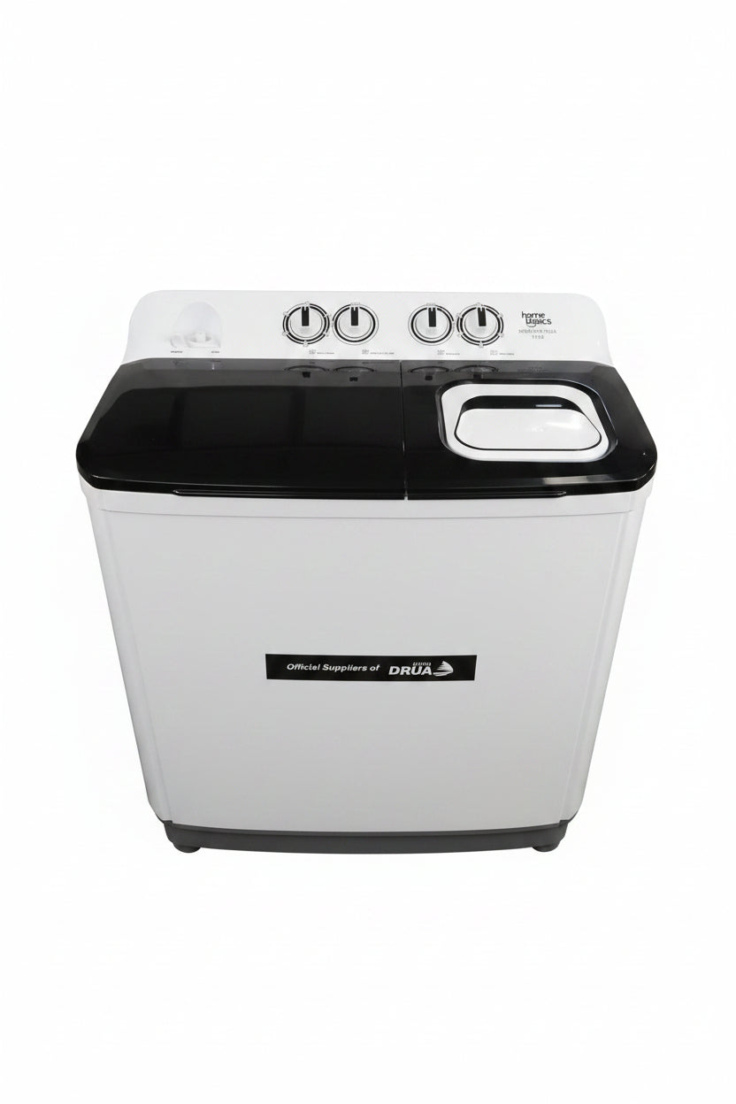 Home Basics Twin Tub Washer with Pump 11kg — XPB110-5710SA