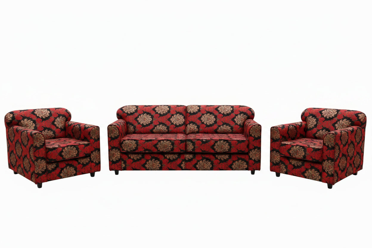 Fabric Sofa – Disco (3-Seater, Floral Upholstery)