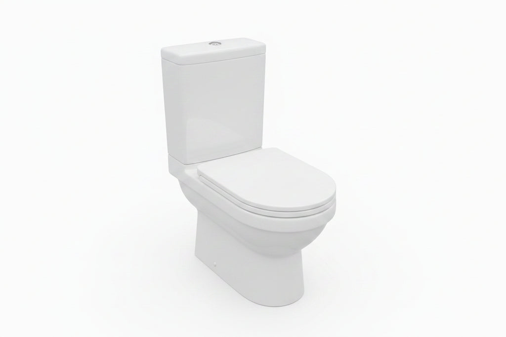 Toilet Suite – Back-to-Wall Pan & Cistern with Soft-Close Seat