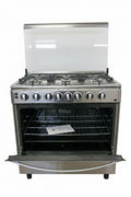 KitchenMate 6-Burner Freestanding Gas Stove 90cm – Stainless Steel