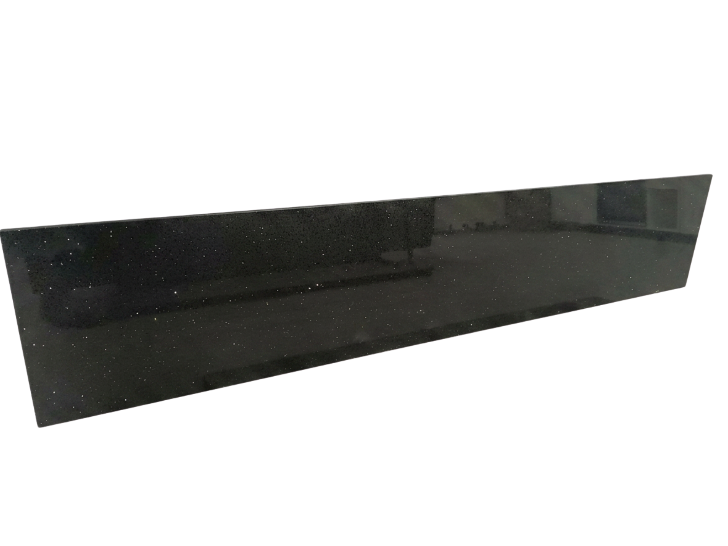 Quartz Benchtop Slab – Sparkly Black, 3000 x 600 x 20mm