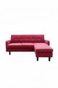 Home Basics Fabric Sofa 2+L Maroon #YA286